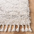 thumbnail image 3 of SAFAVIEH Pro Lux Marie Geometric Shag Area Rug, Ivory/Light Grey, 8' x 10', 3 of 7