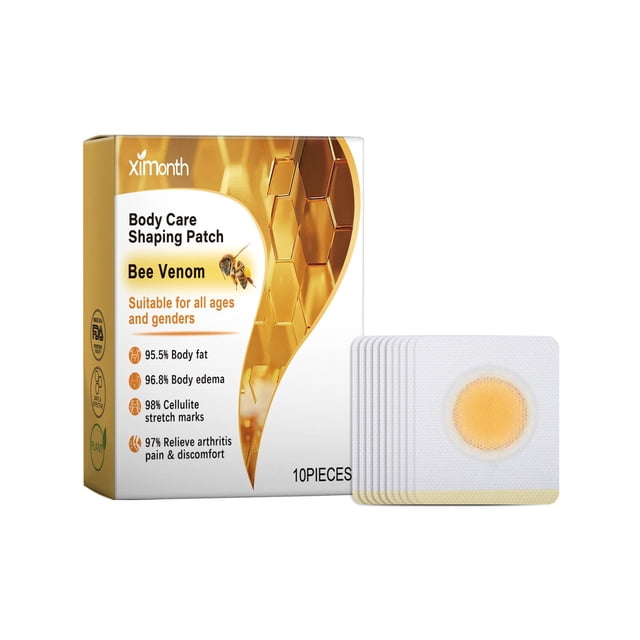30Pcs Bee Venom Detoxification Patch, Bee Venom Patches for All Skin Types