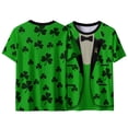 thumbnail image 5 of Mens St Patricks Day Shirt Shamrock Graphic T-Shirt Novelty Short Sleeve Shirts Casual Round Neck Tops Summer Basic Tees, 5 of 8