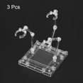 thumbnail image 3 of Action Figure Stands 4.3 x 4.3 Inch Triple Display Holder Base for Model Display 3 Pcs, 3 of 6