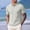 Beige, variant on Men's Summer Solid Color Lapel Thin Loose Business Short-Sleeve Casual Top Work T-shirts for Men