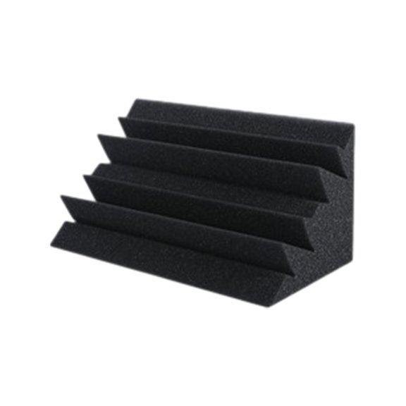 Cateissary Paneles de esquina de espuma acústica, 2 piezas, estudios de grabación, equipo de estudio de grabación de sonido, paneles acústicos Conjuntos de muebles de dormitorio 24 tipo negro mini
