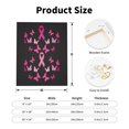 thumbnail image 2 of Sikiie Breast Cancer Print Canvas Decorative Hanging Painting, Anti-shrinkage Hanging Frame, Suitable for Home, Office Wall Decorations, 2 of 6