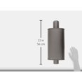 thumbnail image 2 of Vibrant 1146 Streetpower Black Flat Oval Muffler, 2 of 2