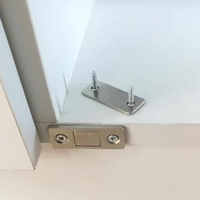 Cierra Puertas Cierre de puerta magnético Cierre de armario ultrafino para muebles de uso doméstico Wdftyju Libre de BPA