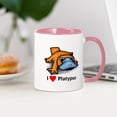 thumbnail image 3 of CafePress - I Love Platypus Mug - 11 oz Ceramic Mug - Novelty Coffee Tea Cup, 3 of 4