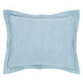 thumbnail image 1 of Better Trends SHASP2127BL Taie d'Oreiller en Coton Jullian, Bleu - Taille Standard, 1 of 2