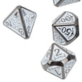 thumbnail image 2 of Juego de dados de juego, juego de dados de metal de 7 piezas Juego de dados de metal poliédrico Juego de dados de juego de metal Rendimiento sólido, 2 of 8