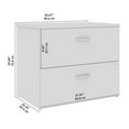 thumbnail image 6 of Bowery Hill 2 Drawer Lateral File Cabinet in Natural Elm - Engineered Wood, 6 of 6