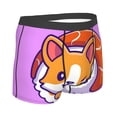 thumbnail image 2 of Rateoe Corgi In Sushi Roll Mens Boxer Briefs Poly Spandex Performance Boxer Briefs Underwear Hem Boxer Briefs - Small, 2 of 8