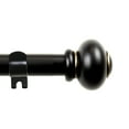thumbnail image 3 of Central Design Products Steel 0.63" Modern Single Curtain Rod, Black, 3 of 3