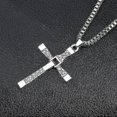 thumbnail image 3 of Collar con cruz de Dominic Toretto Fast Furious Plata 52460, 3 of 3