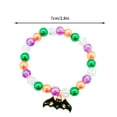 thumbnail image 3 of XEOVHV Halloween Handmade Beaded Bracelets,Halloween Hand Beaded Hand Decorated Pumpkin Halloween Orange Bracelet, 3 of 4