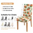 thumbnail image 6 of Set of 4 Strawberry Print Dining Chair Covers Charming Fruit Pattern Washable Polyester Stretch Slipcovers Removable Seat Protector for Bright Summer Decor, 6 of 7