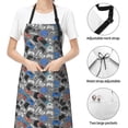 thumbnail image 6 of Picia Video Game Waterproof Apron for Unisex Adult - Adjustable Bib Apron with Pockets, Ideal for Cooking, Gardening, Painting, and Household Chores, 6 of 9
