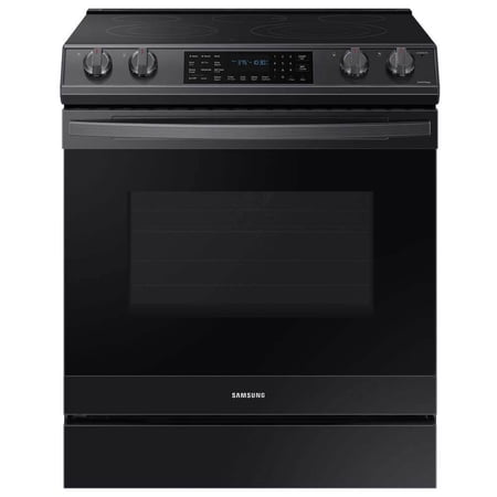 Samsung NE63T8511SG 6.3 Cu. Ft. Black Stainless Slide-in Electric Range