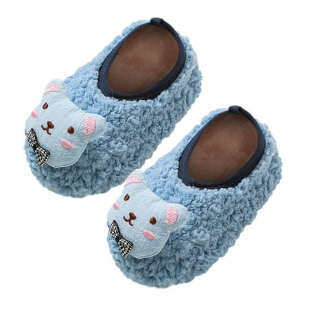 

Tarmeek Infant Baby Booties Winter Baby Boys Girls Slippers Soft Baby Crib Socks Shoes Warm Baby Footwear for Newborn Toddler 0-4T