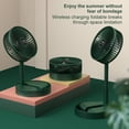 thumbnail image 2 of Ventilador portátil recargable por USB, ventilador de escritorio plegable telescópico, poco ruido, batería de alta duración, modo de espera, eléctrico, para casa y oficina Fivean unisex, 2 of 2