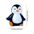 thumbnail image 2 of 1 Pcs Penguin Tiny Miniature Figurines, Mini Resin Penguin Decoration, for Micro Landscape Garden Potted Winter Christmas Decor Landscape Garden Accessories Favors Adults DIY Crafting, 2 of 4