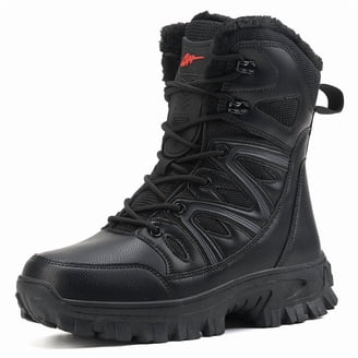 Interceptor Men 12 Boots Black Leather Waterproof Work Slip Resistant Combat NEW Interceptor Men main image 4
