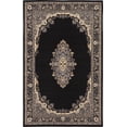 thumbnail image 1 of Unique Loom Tapis de Sol 3128746, 5 x 8 Pieds, Noir/beige, 1 of 6