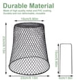thumbnail image 2 of Winter Plant Covers, Garden Mesh, Plant NettingforGarden, 10X12inIron Cover, Multicolor Plastic Tags, 3 Stakes, Plant ProtectorfromCats, Seedlings Growth, Outdoor Garden 1, 2 of 6