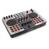 USB MIDI DJ controller w/ integrated soundcard, direct 4 deck control, & Virtual DJ LE software