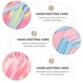 thumbnail image 4 of WRITWAA Hand Knitting Yarn Set, Washable Soft Assorted Colors, 3-Pack for Crochet, Knitting, and Craft Projects, 4 of 6