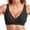 Black, variant on Womens Bras Wireless Deep V Seamless Bra No Underwire Bras Push Up Bralettes Plunge Bra