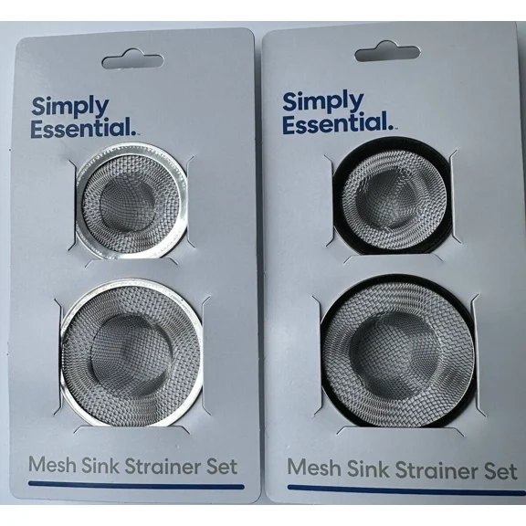 Mesh Sink Strainer Set Of 2, Stainless Steel Kitchens Fits Most Lot Of 2 Sets.