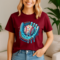 Baseball Drip Design Ice Cream Sprinkles Baseball,Baseball Shirt,Game Day Shirt,Game Day Baseball, American Baseball