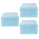 thumbnail image 4 of Blue DrawerStyle Shoes Box for Storage, Thickened Plastic with Visual Window, Large Capacity, 4 of 5