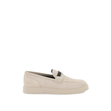 

Brunello Cucinelli Suede Penny Loafers Women