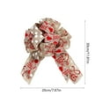 thumbnail image 3 of Fwttom Christmas Bows, 7.87" x 11.81" Stiff Shape Large Christmas Tree Bows, Holiday Theme Christmas Bows for Tree, Wedding, Windows, Home Christmas Ornaments, 3 of 6