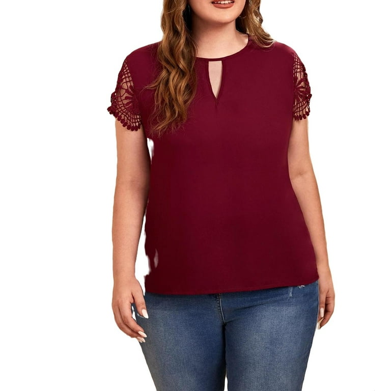 plus size blouses at walmart