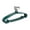 Green, variant on 10PCS Portable Clothes Hangers Plastic Hangers For Delicate Clothing Wardrobes Organizers Prevents Fabric Stretching