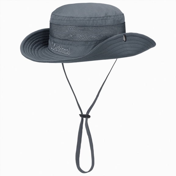 TOWED22 Baby Sun Hat Toddler Girl Boy Beach Hat Adjustable Outdoor Summer Hat Sun Protection Wide Brim Infant Kids(Grey,One Size)
