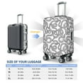 thumbnail image 5 of Goofa Snake Pattern Luggage Covers For Suitcase,Suitcase Cover Protector Fit 18-32 Inch Luggage-Medium, 5 of 9