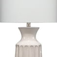 thumbnail image 3 of Benjara BM263647 Lampe de Table avec Base d'Urne et Base de Tambour en Céramique & 44; Blanc, 3 of 5