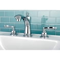 thumbnail image 2 of Kingston Brass KB7961FL 8 in. Widespread Bathroom Faucet, Polished Chrome, 2 of 3