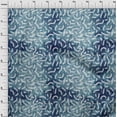 thumbnail image 4 of oneOone Cotton Poplin Twill Teal Blue Fabric Brush Stroke Sewing Fabric By The Yard Printed Diy Clothing Sewing Supplies 56 Inch Wide, 4 of 6