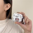 thumbnail image 3 of Compatible with Samsung Galaxy Buds 3 & Galaxy Buds 3 Pro,Cute Cool Lion Design Headphone Earbuds Protective Case with Keychain (White), 3 of 7