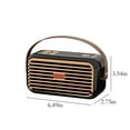 thumbnail image 3 of Cameland Haut-Parleur Bluetooth Extérieur Portable Bluetooth Stéréo Radio Sans Fil Rétro à Main Prise en Charge, 3 of 7