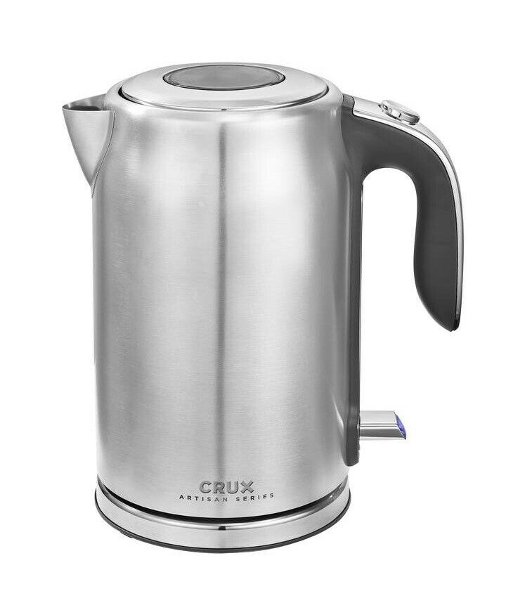 CRUX Artisan Series 1.7 Liter Stainless Steel Electric Kettle