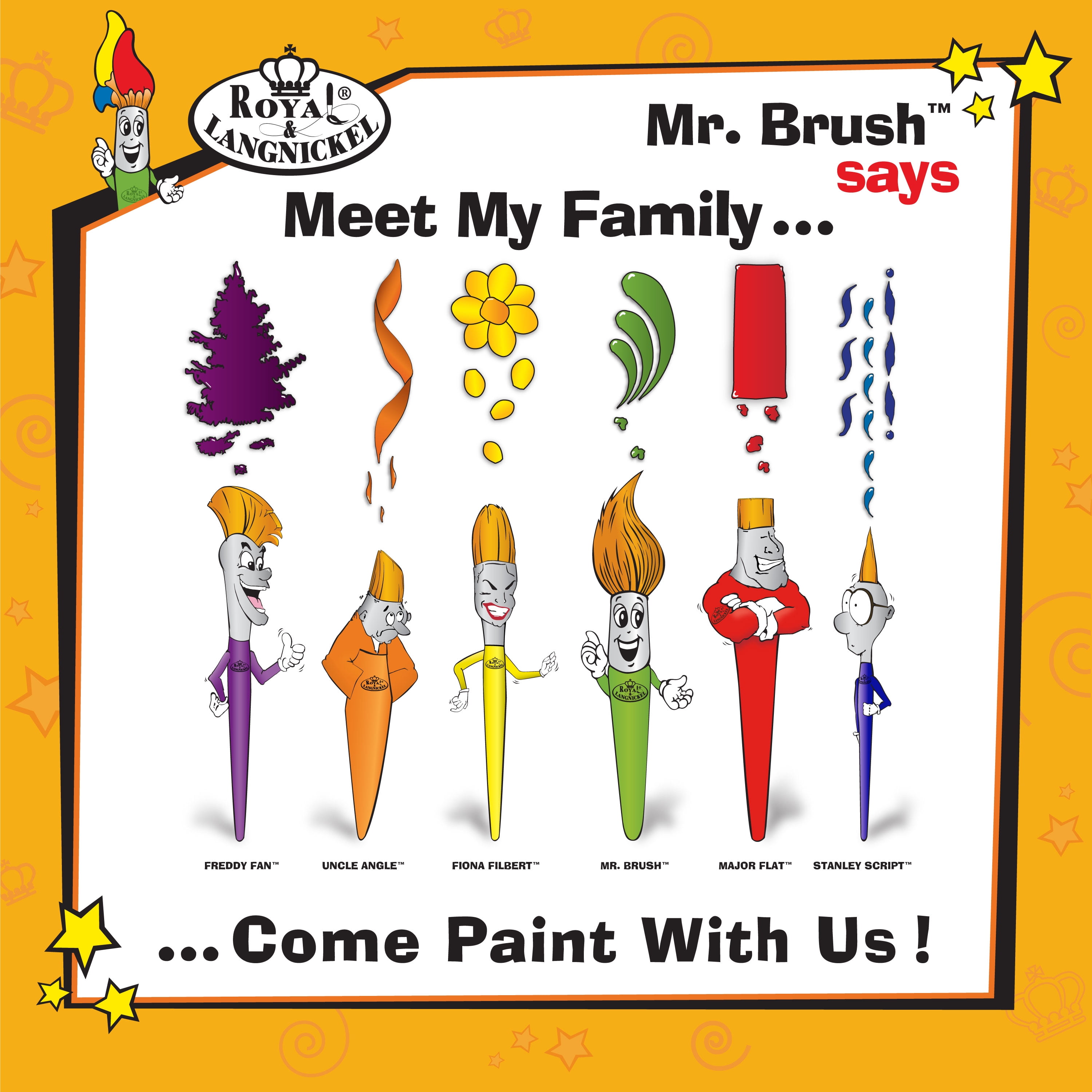 Royal Brush Big Kids Choice Round Paint Brush, Size 8 - 12 count