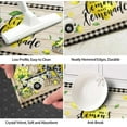 thumbnail image 4 of Yellow Lemon Kitchen Rug Mat Spring Summer Kitchen Rugs Sets of 2 Washable Non-Slip Kitchen Floor Mats for in Front of Sink Lemon Kitchen Decor, 4 of 6