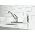Mainstays 8" Widespread Single Handle Kitchen Faucet with Side Spray
