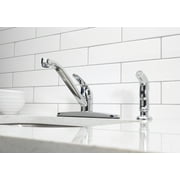 Mainstays 8 Centerset Single Handle Kitchen Faucet with Side Spray, Chrome