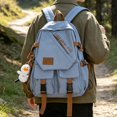 thumbnail image 2 of Large Capacity Minimalist Nylon Backpack Casual Trendy Travel Daypack for College Women Men, 2 of 5