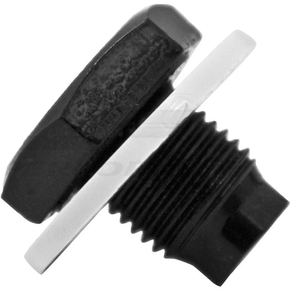 Cobra-Tek Compatible For Chevy Ford Hemi Mopar Edp Black 1/2" - 20 Steel Drain Plug